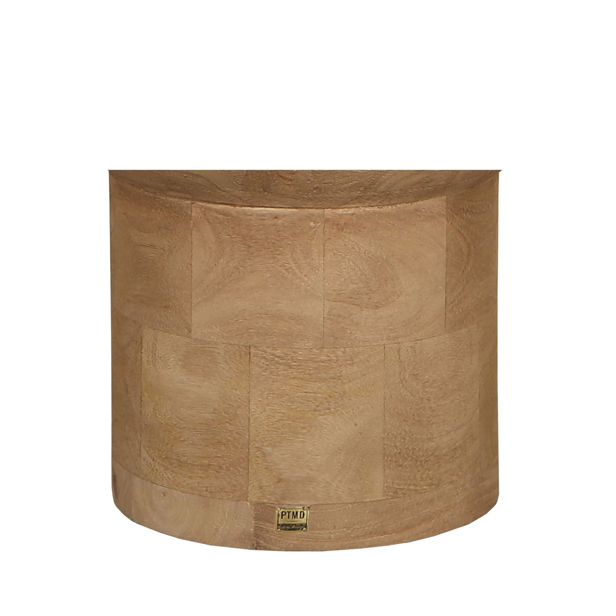 Ronde Sidetable Erno Mangohout Naturel PTMD