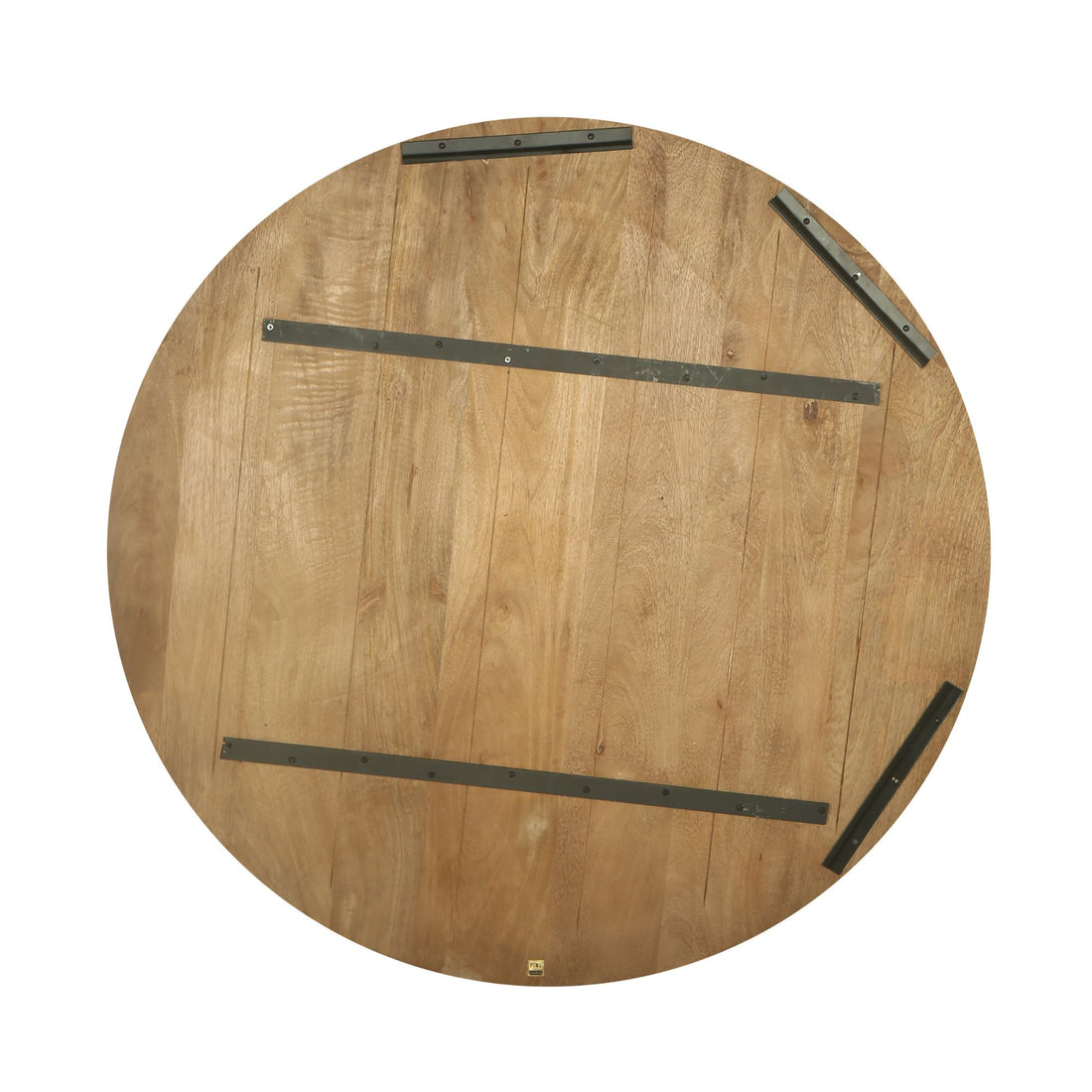 Rond Wandpaneel Mattin Mangohout Naturel Large PTMD