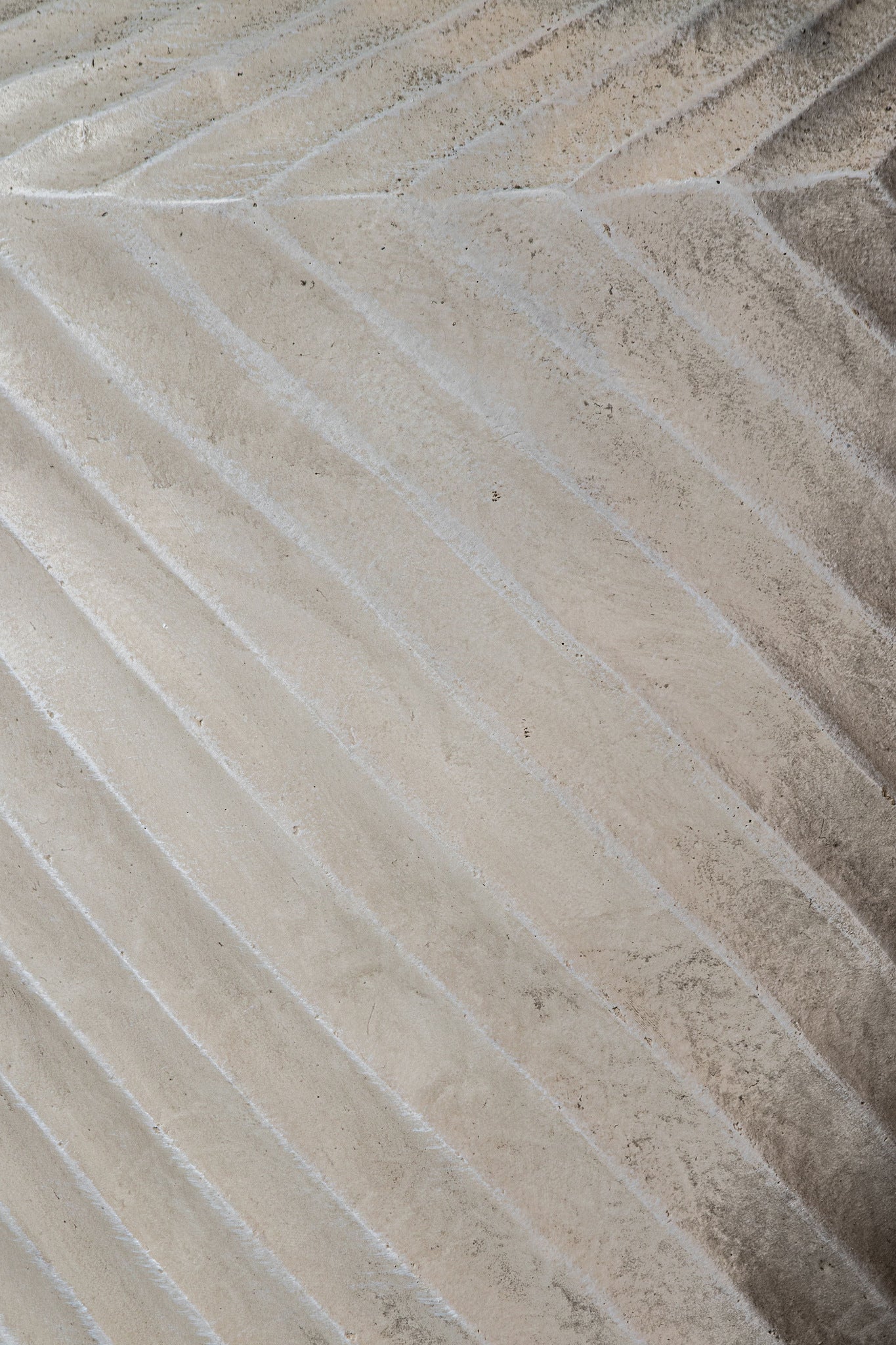 Pot Nikol Beige GRC Wave Patroon Rond Hoog Set van 3 PTMD