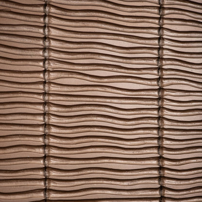 Seline Bronze MDF Wavy Stripe Layer Wall Panel S PTMD