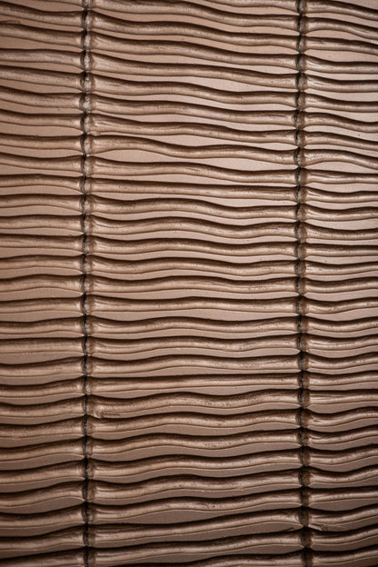 Seline Bronze MDF Wavy Stripe Layer Wall Panel S PTMD