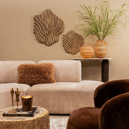 Wandpaneel Abbie Beige MDF Wavy Organisch Large PTMD