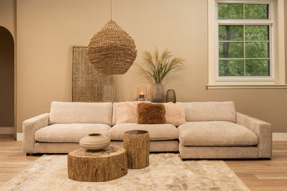 Hanglamp Dayo Naturel Papier Touw Open Rond PTMD