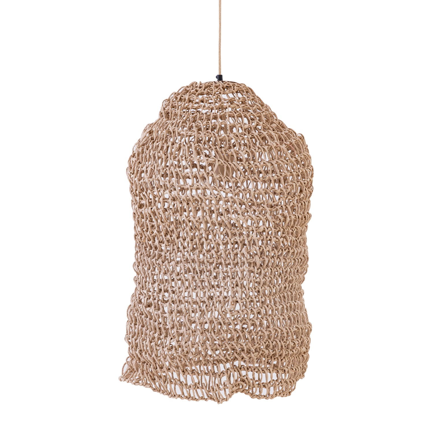 Hanglamp Dayo Naturel Papier Touw Open Lang PTMD