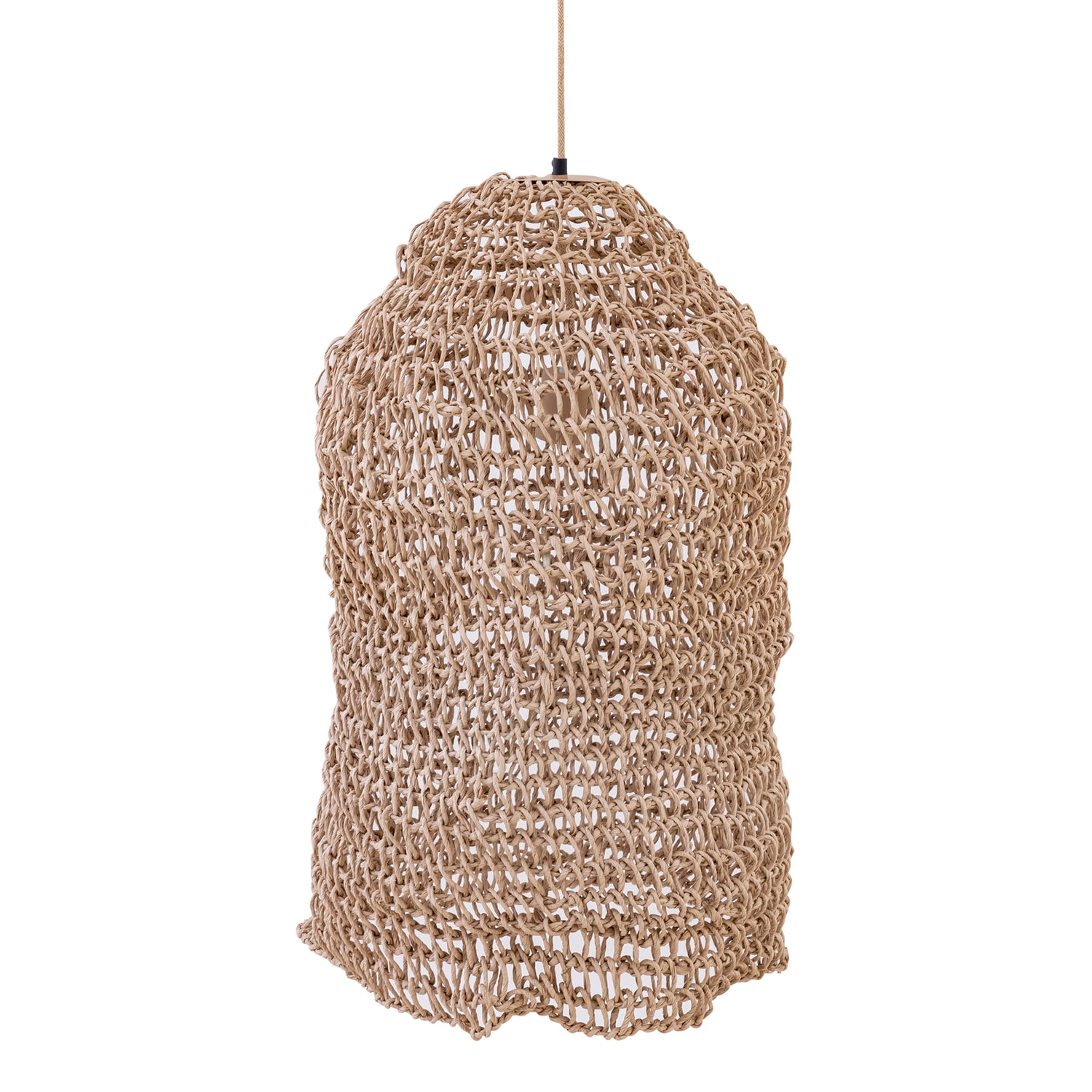 Hanglamp Dayo Naturel Papier Touw Open Lang PTMD