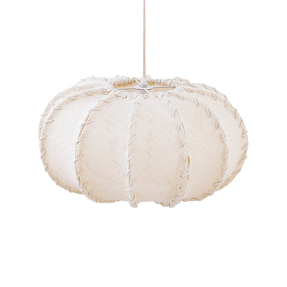 Hanglamp Myka Creme Jute Plat Rond Small PTMD