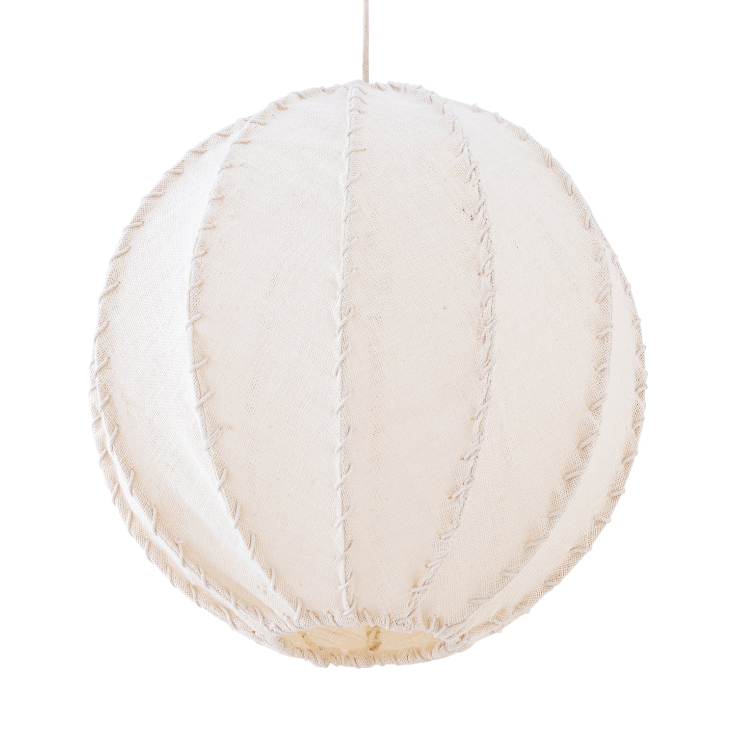 Hanglamp Myka Creme Jute Bolvorm Large PTMD