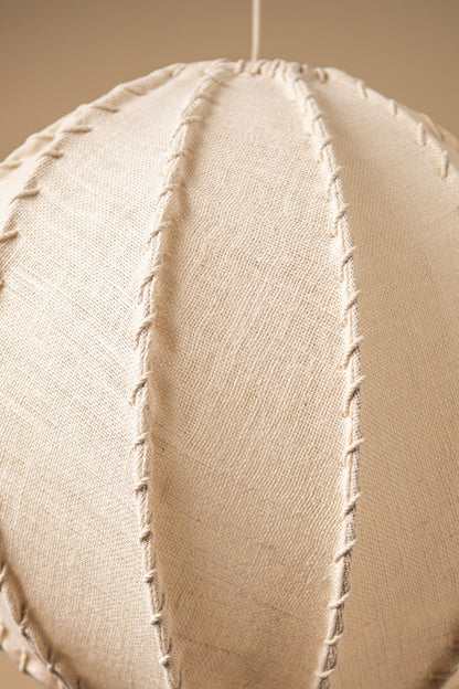 Hanglamp Myka Creme Jute Bolvorm Large PTMD