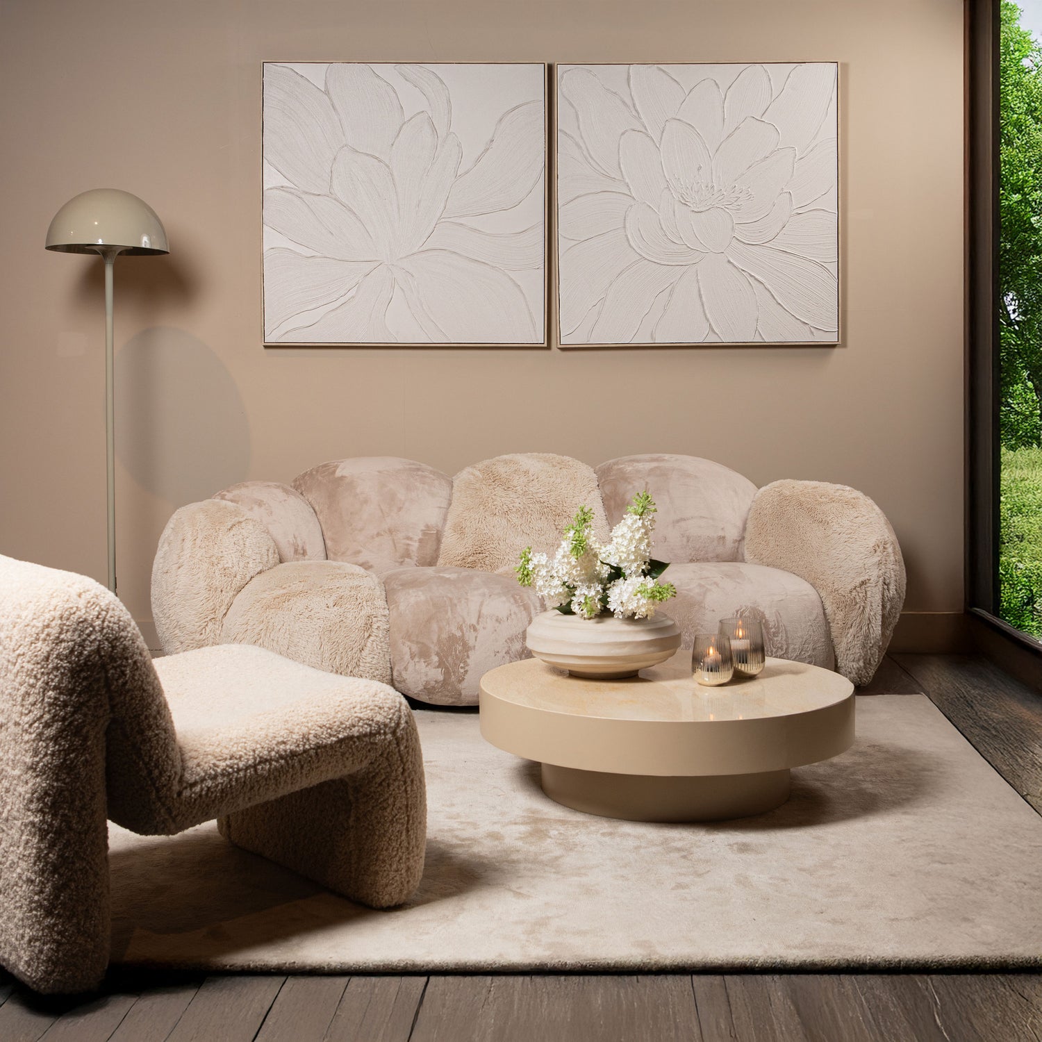 Kody Beige Stone Wash casted alu ribbed pot M PTMD