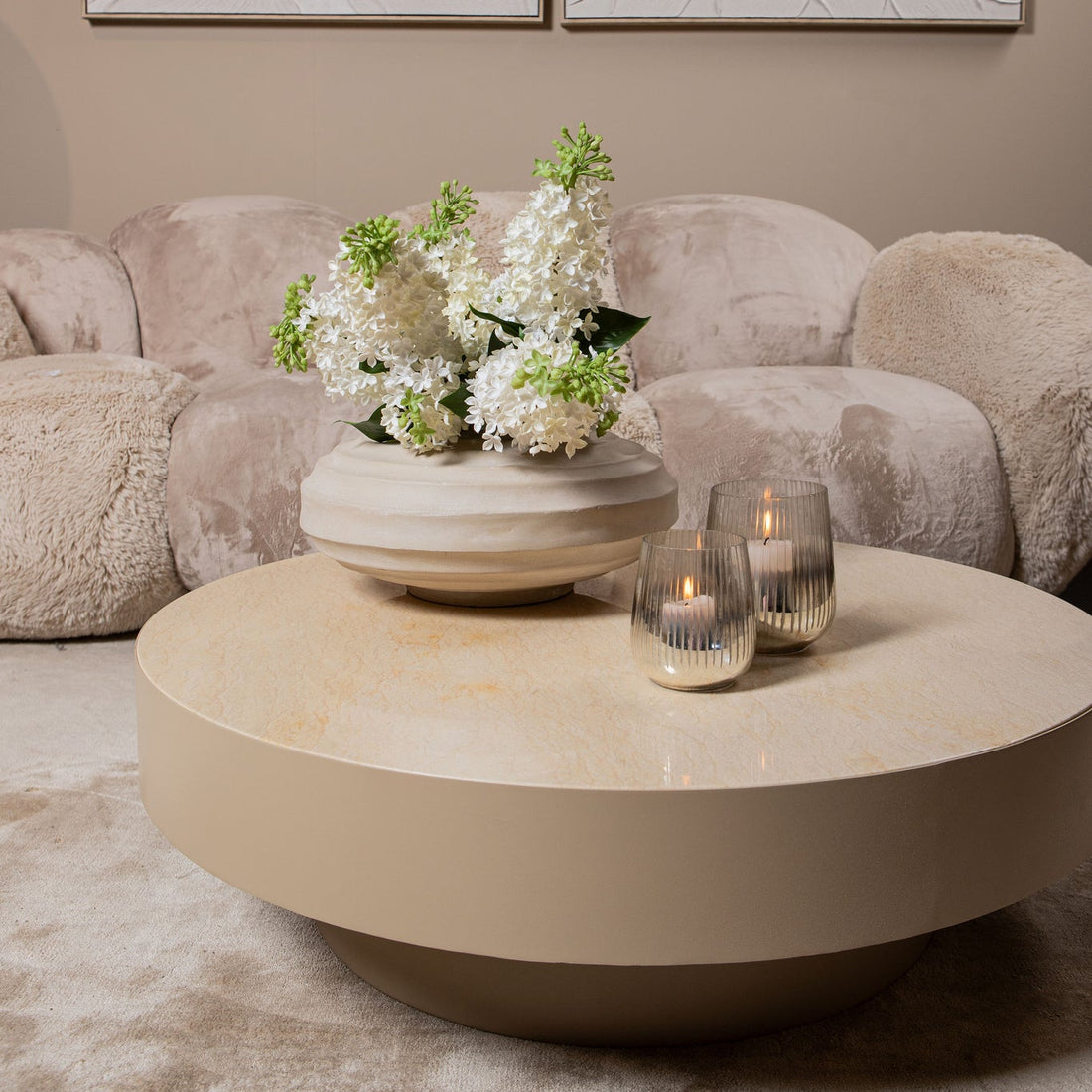 Kody Beige Stone Wash casted alu ribbed pot M PTMD