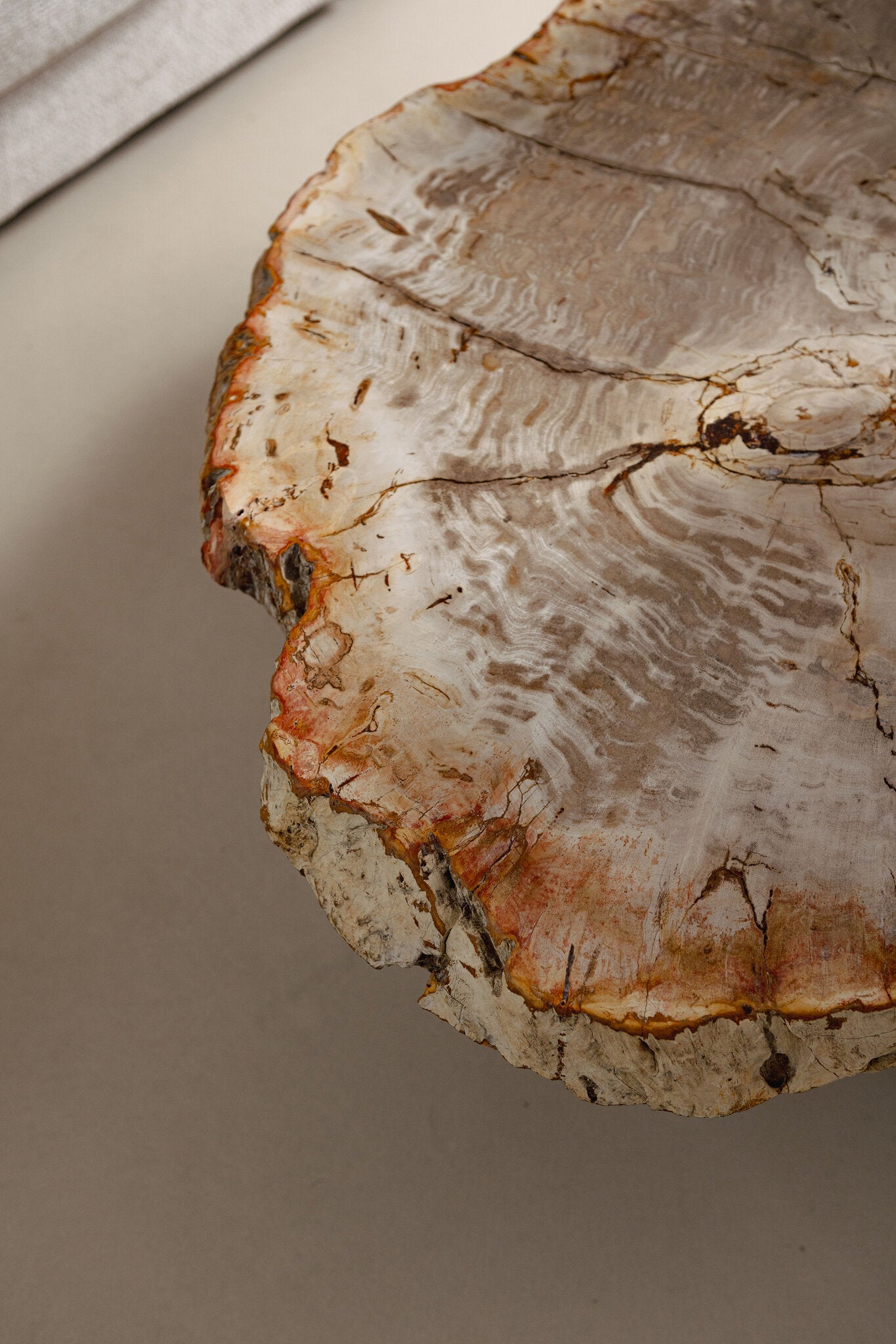 Salontafel Yoel Naturel Versteend hout Bras Base PTMD