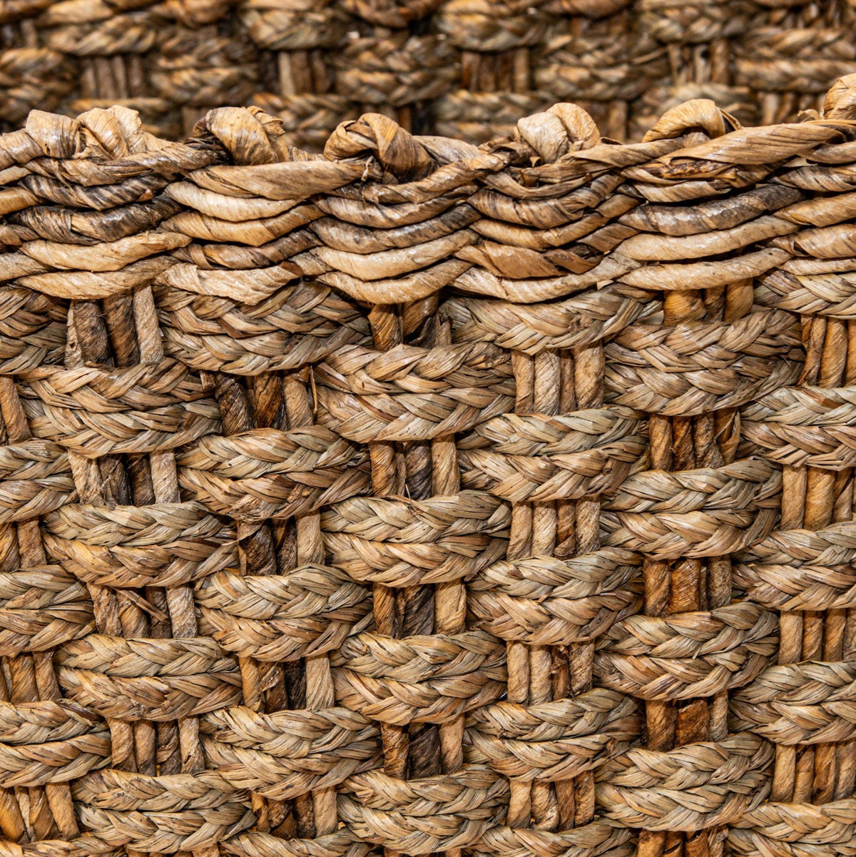 Keili Natural Seagrass Basket Set Of 3 Rectangle PTMD