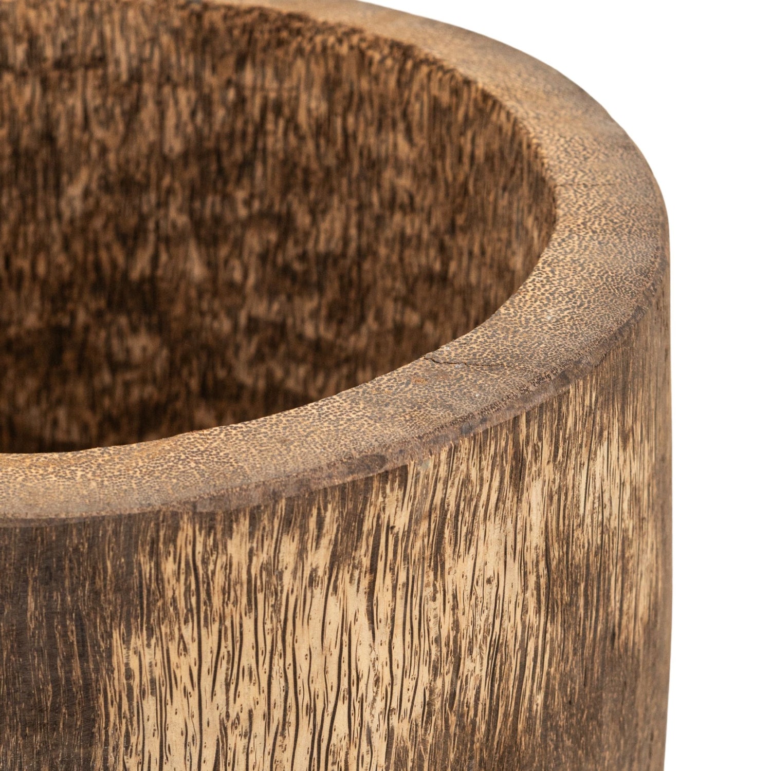 Palmhouten Potten Jamez Luxe Set van 5 PTMD