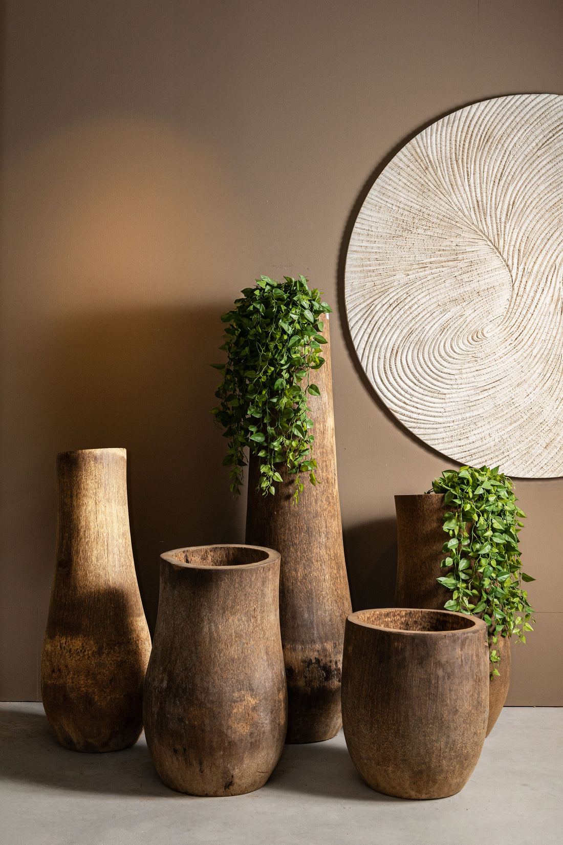 Palmhout Pot Jamez Luxe Large Ø50x120cm PTMD