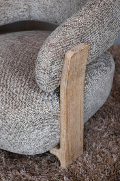 Mire Fauteuil Legacy 3 Mink Taupe PTMD