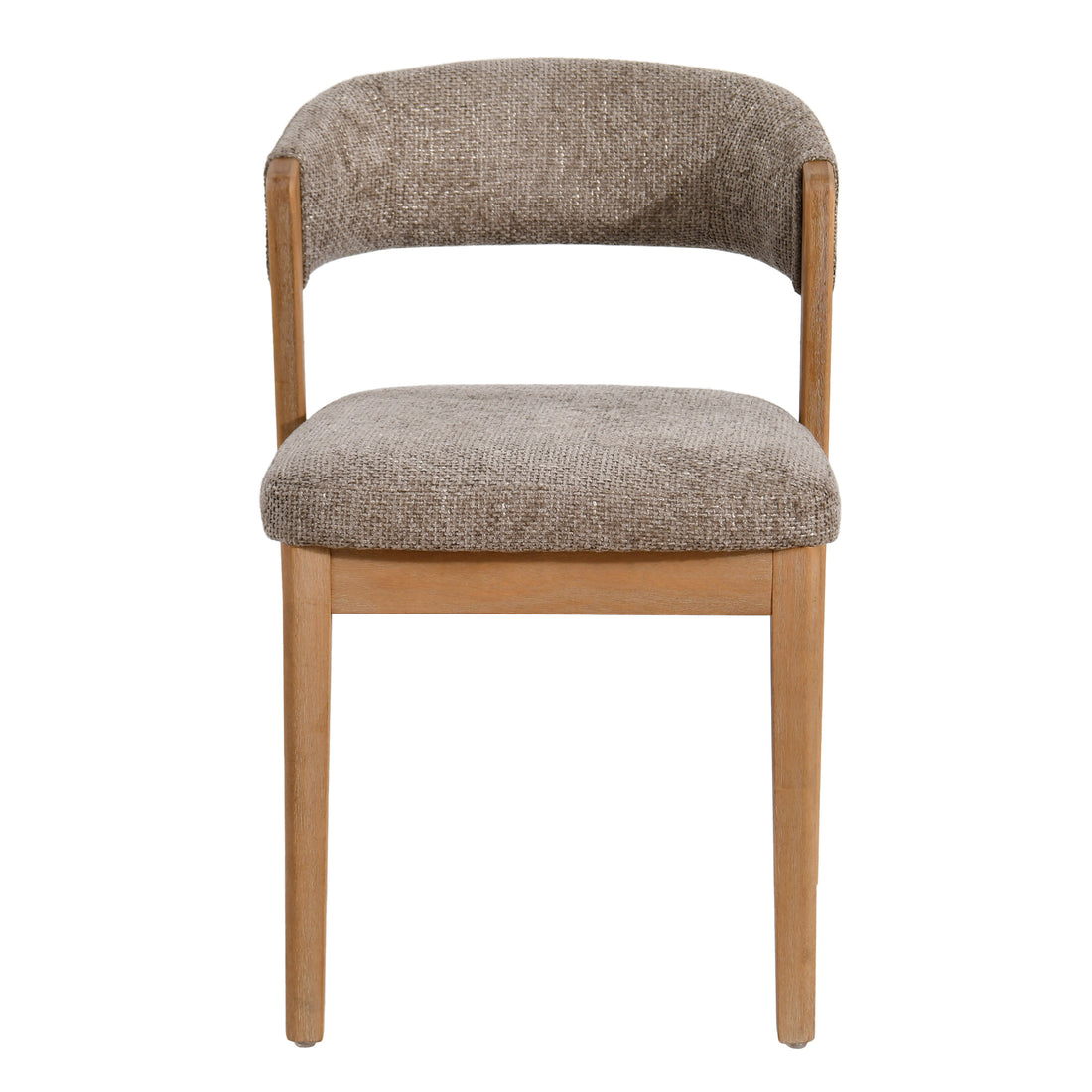 Eetkamerstoel Kael Taupe Legacy 3 Mink Rubberhout Set van 2PTMD