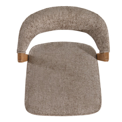 Eetkamerstoel Kael Taupe Legacy 3 Mink Rubberhout Set van 2PTMD