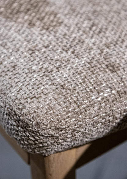 Eetkamerstoel Kael Taupe Legacy 3 Mink Rubberhout Set van 2PTMD