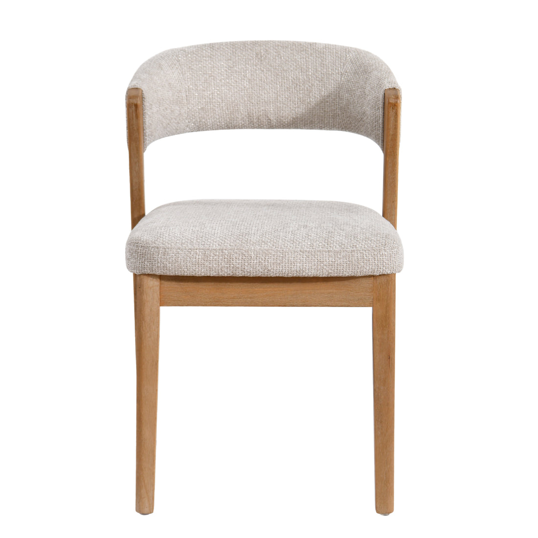 Eetkamerstoel Kael Creme Legacy 15 Dove Rubberhout Set van 2 PTMD