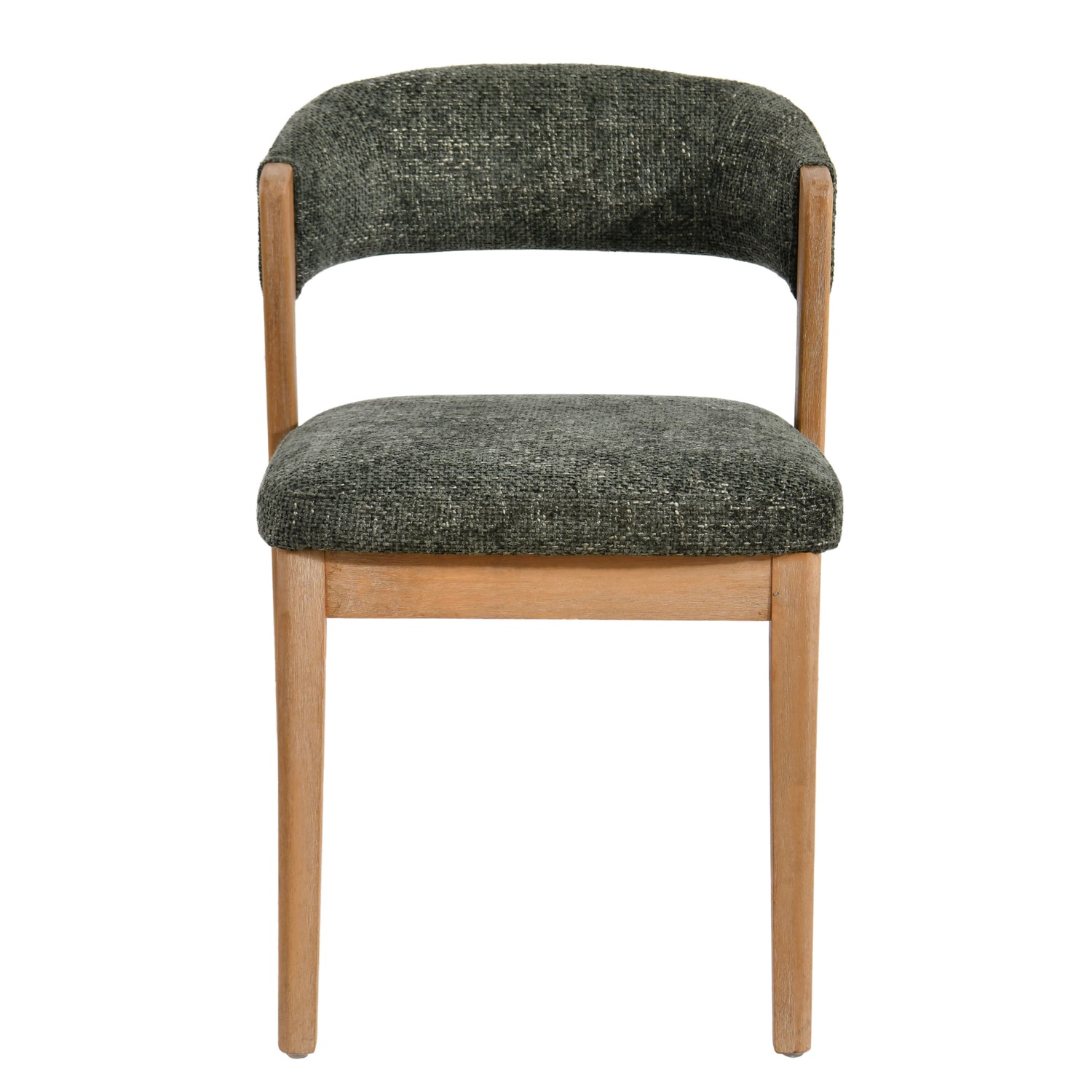 Eetkamerstoel Kael Groen Legacy 10 Olive Rubberhout Set van 2 PTMD