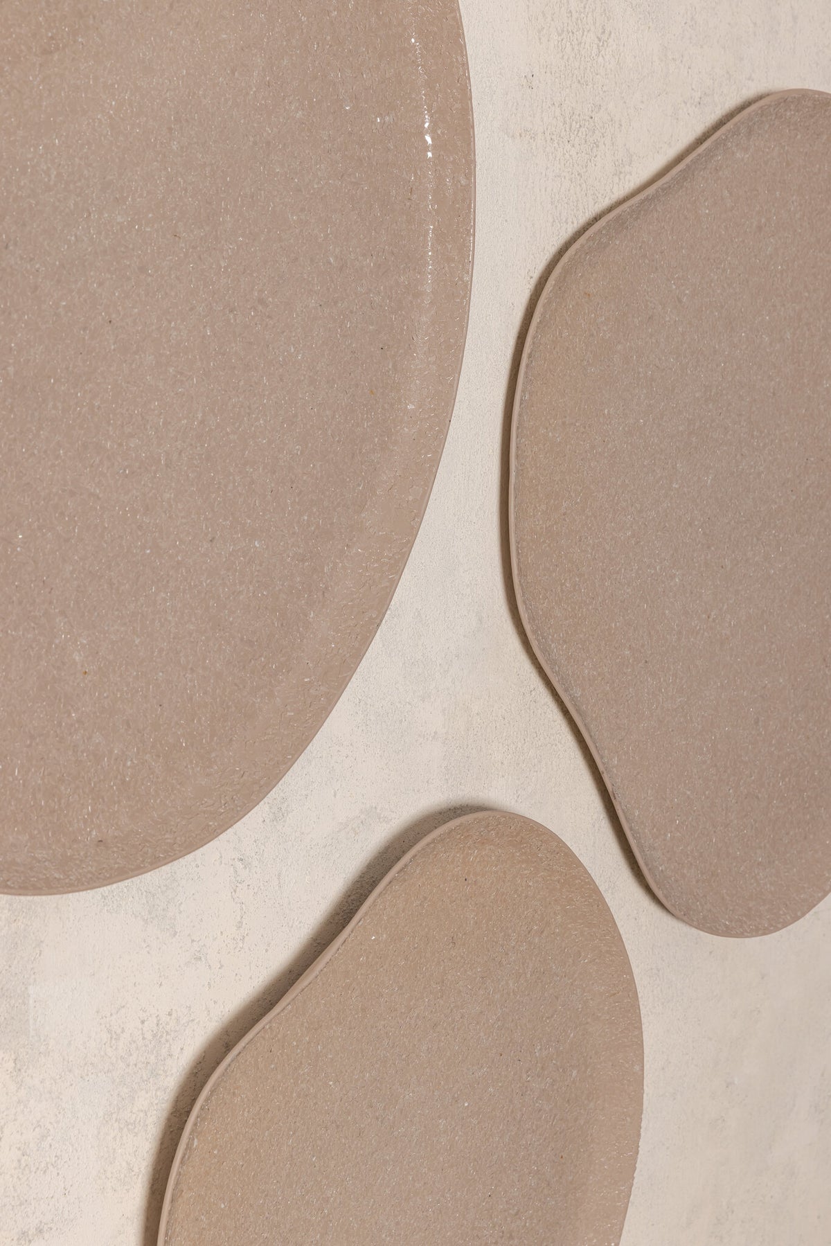 Dezia Wandpaneel IJzer Beige Mozaïek Organisch Medium PTMD