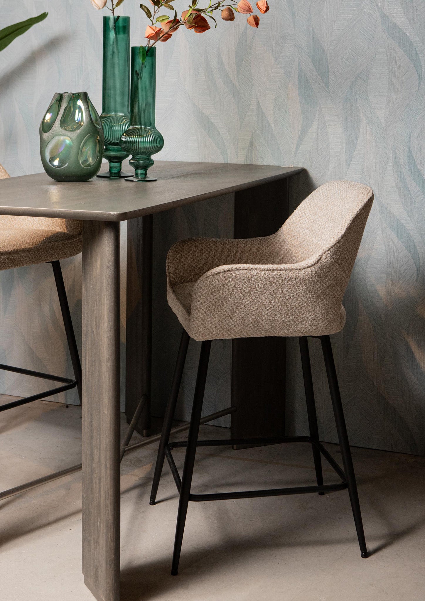 Fal Low Bar Chair Opulence 05 Beige Set van 2 PTMD