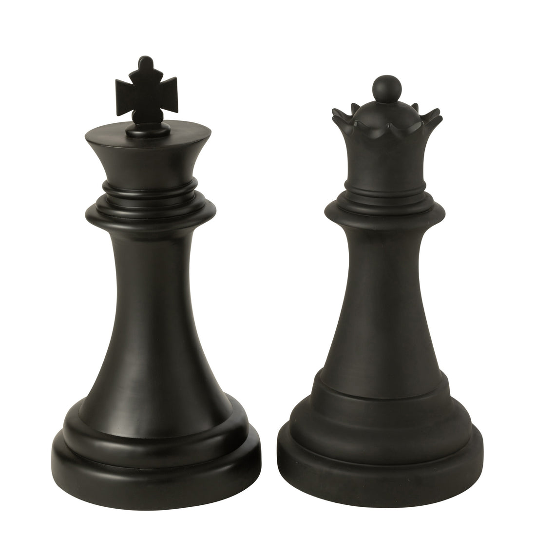 Groot Schaakstuk Koningin Zwart J-Line