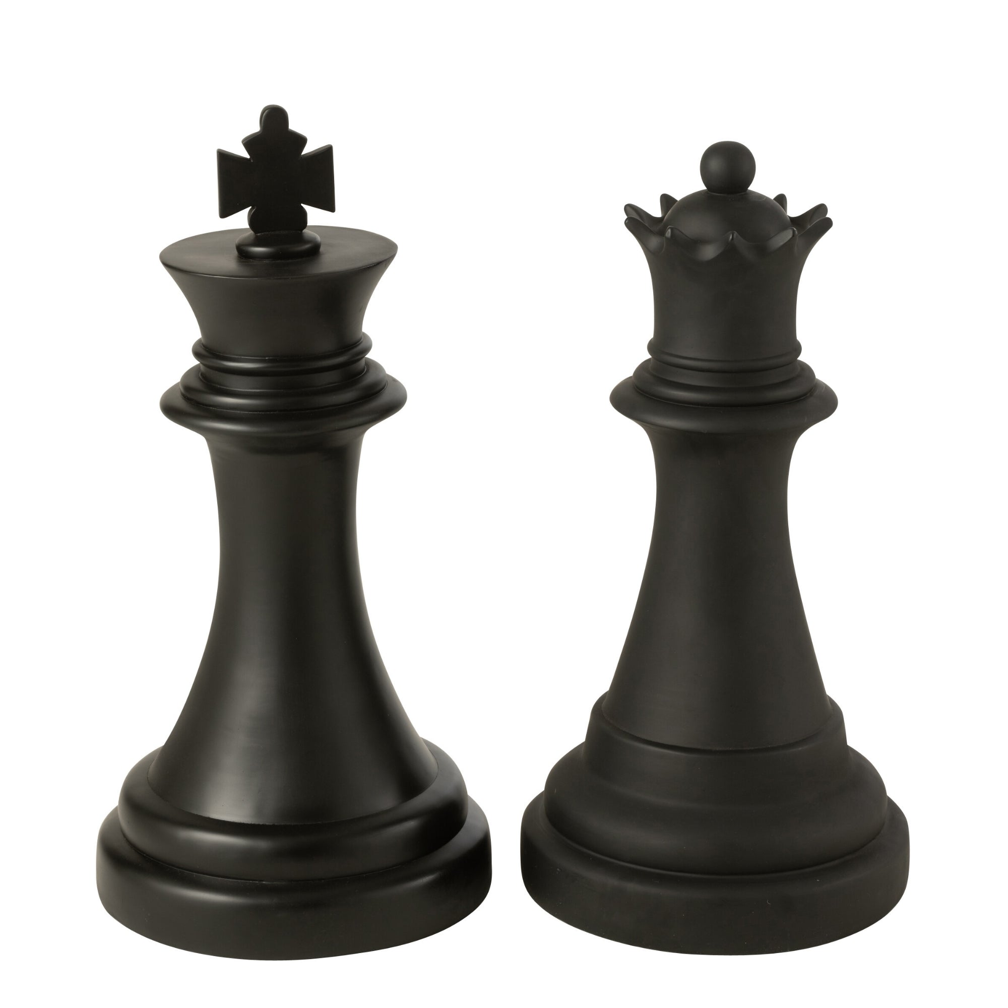 Groot Schaakstuk Koningin Zwart J-Line