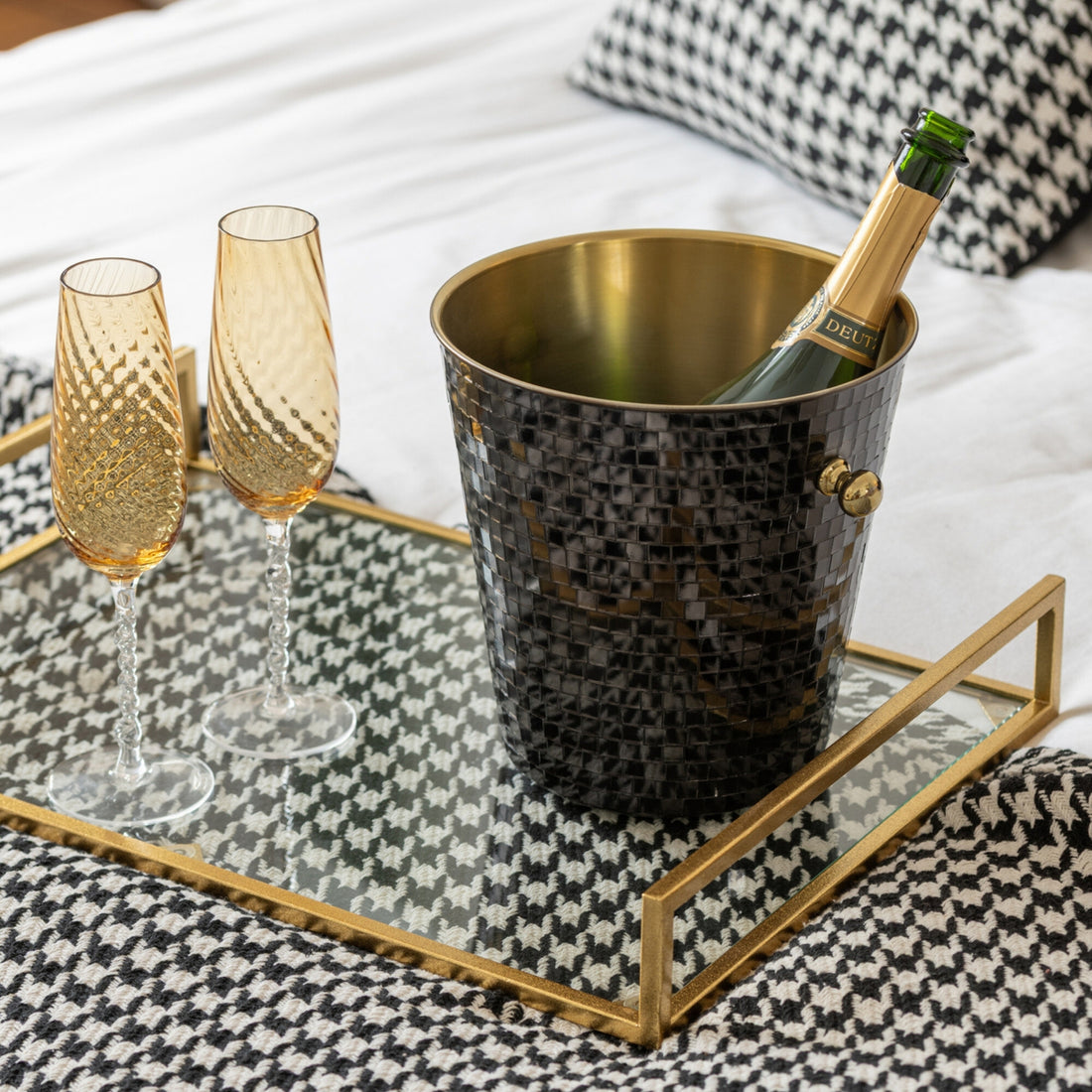 IJsemmer Mozaïek Roestvrij Staal Zwart J-Line