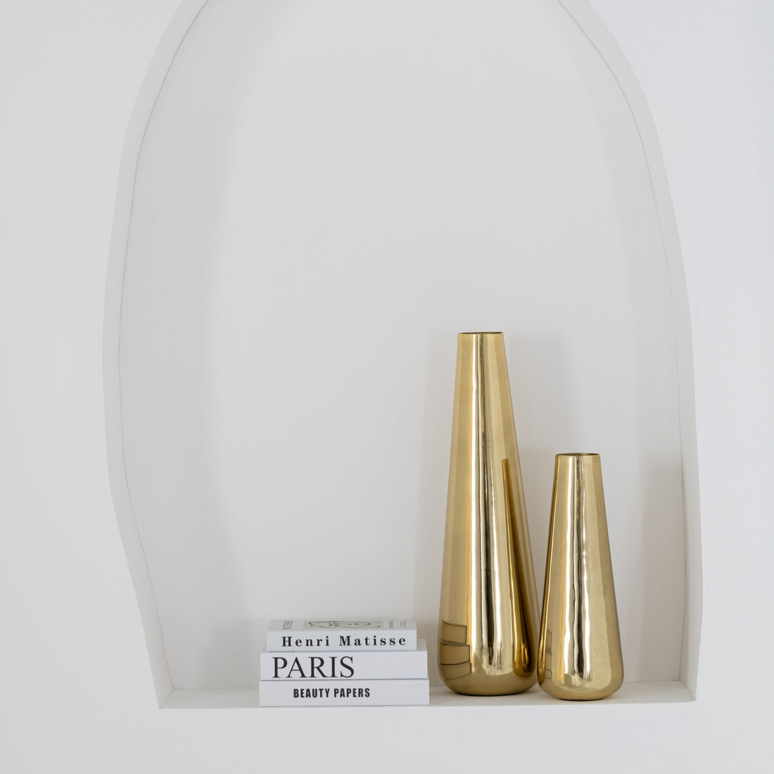 Elegante Vaas Goud J-Line Set van 2