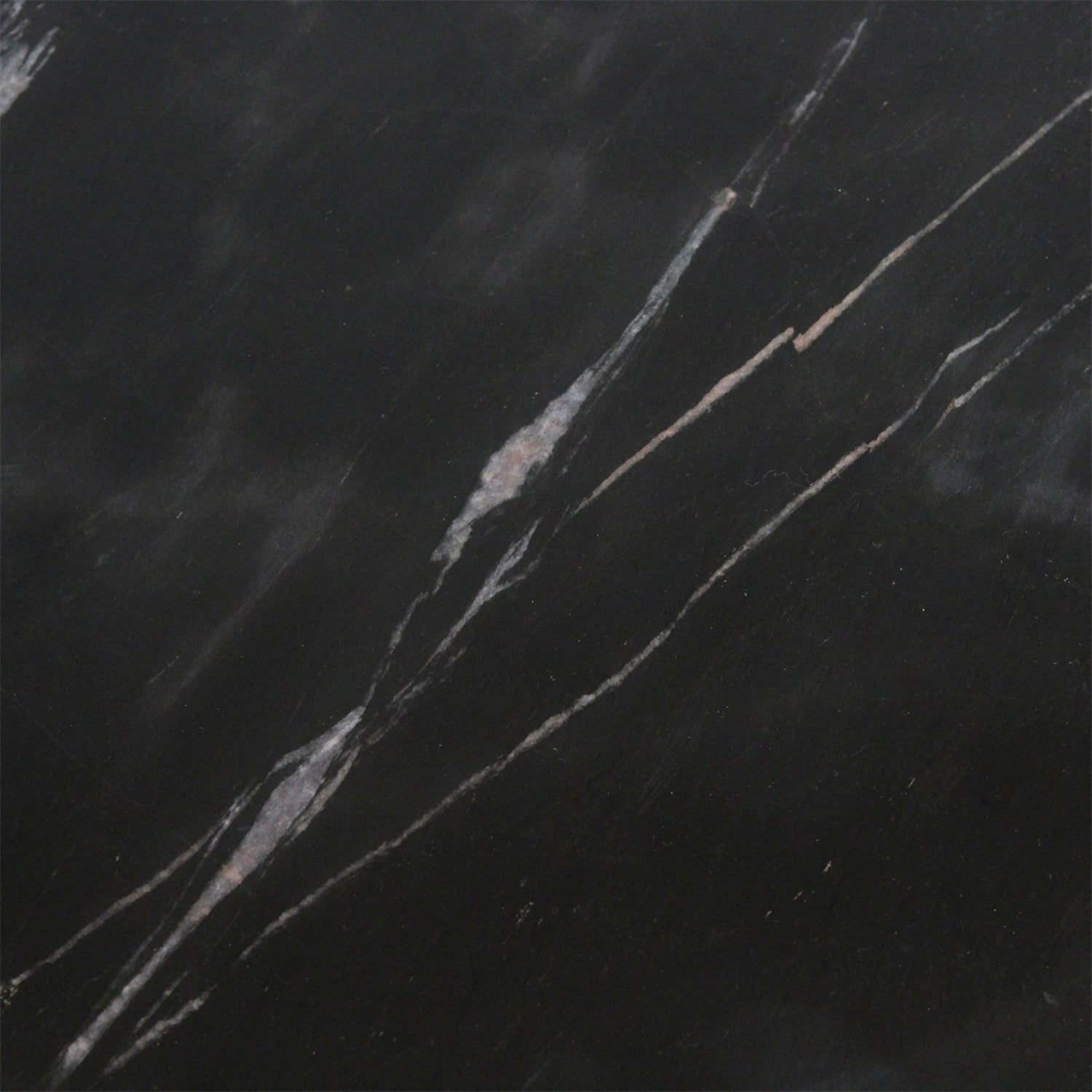 Sabah Bijzettafel Marmer Zwart – 40x40x50 cm Raw Materials