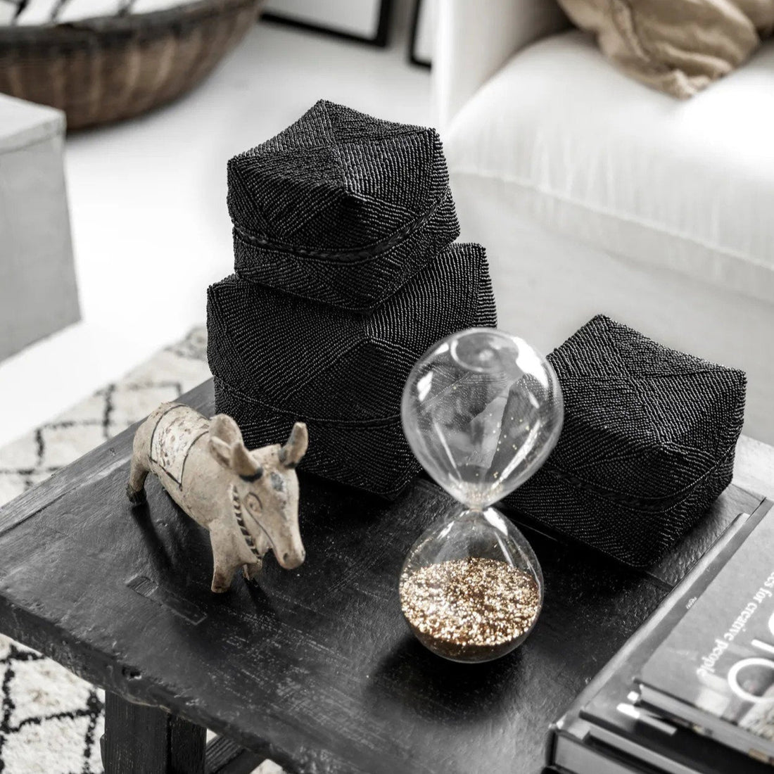 De Beaded Mand - Zwart - S