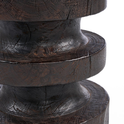De Mocha Rings Bijzettafel Donker Notenhout Bazar Bizar