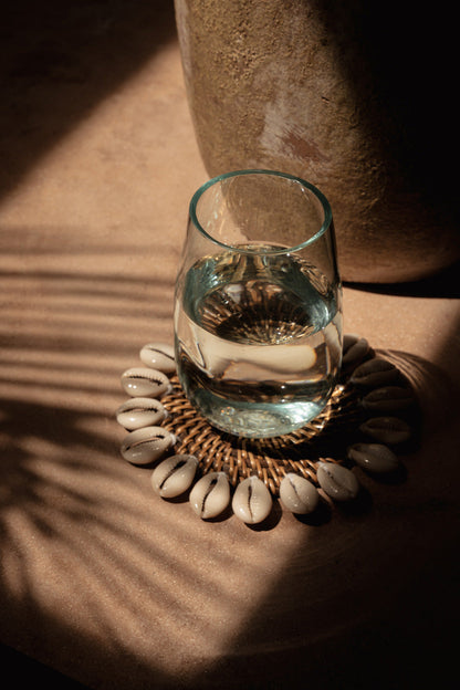 De Colonial Shell Onderzetter Naturel Bruin Bazar Bizar