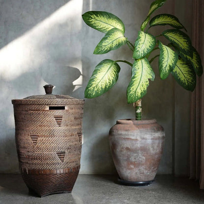 De Colonial Wasmand Naturel Bruin XL