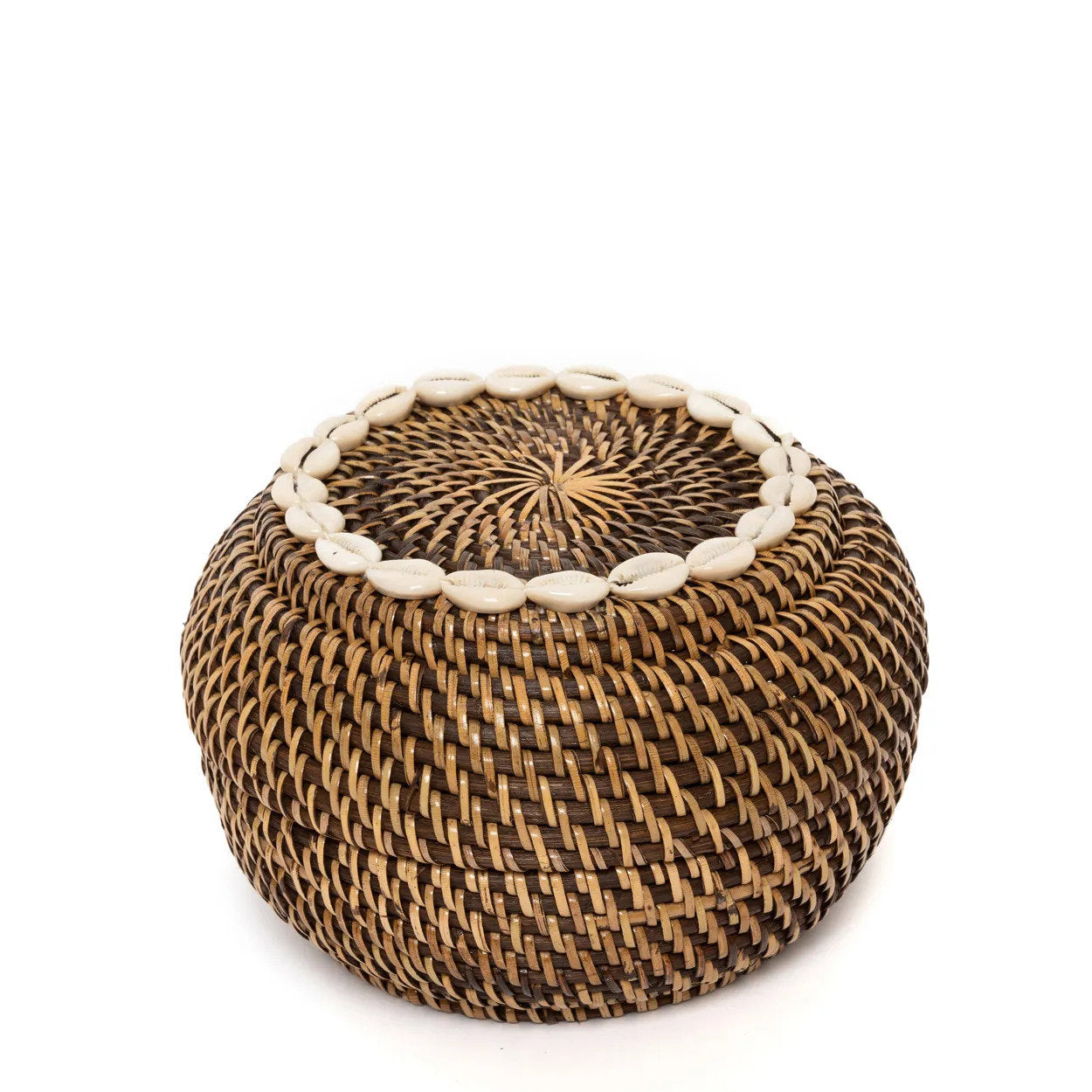 De Colonial Peek-a-Boo Mand Naturel Medium Bruin Bazar Bizar
