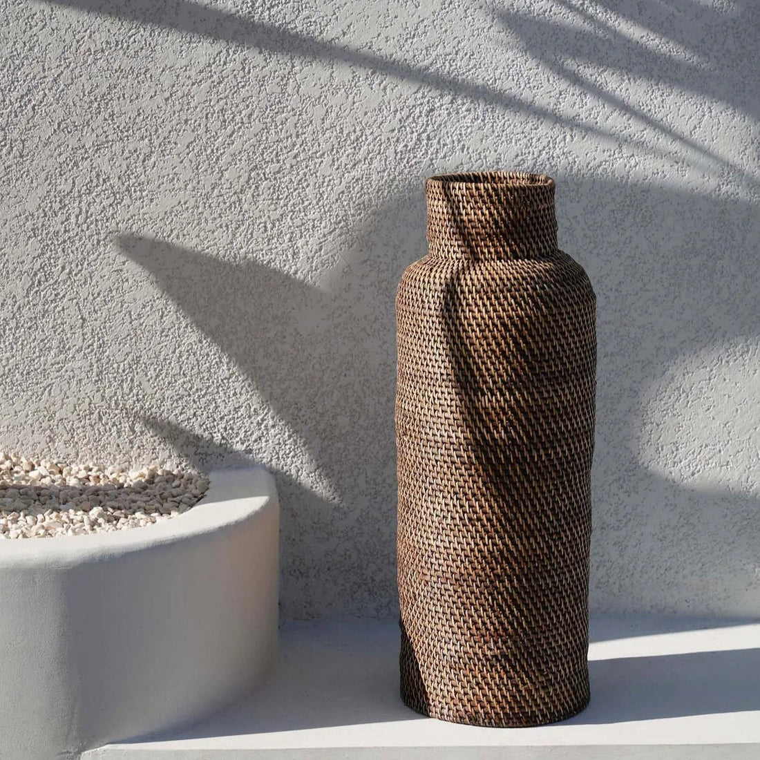 De Colonial paraplu Mand - Naturel Bruin