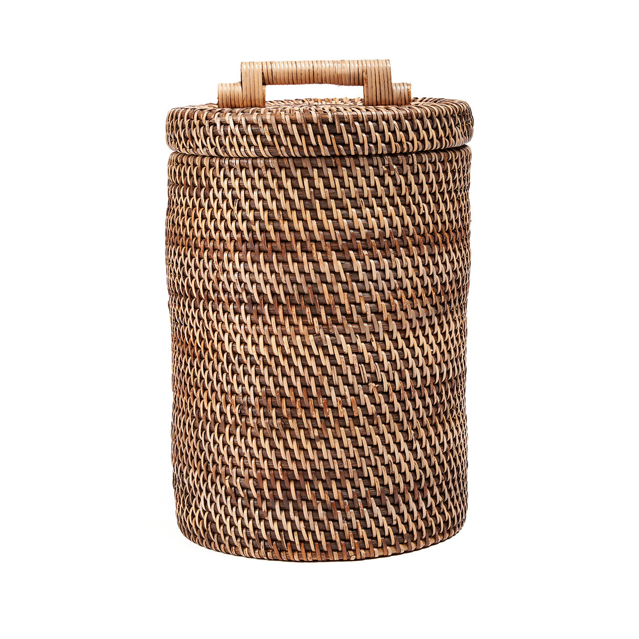 De Rattan Mand Hoog - Natuurlijk Bruin Bazar Bizar