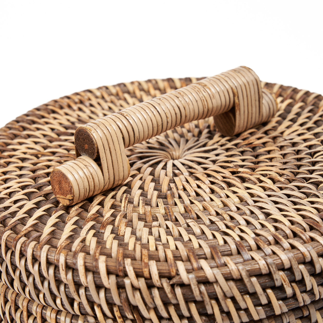 De Rattan Mand Hoog - Natuurlijk Bruin Bazar Bizar