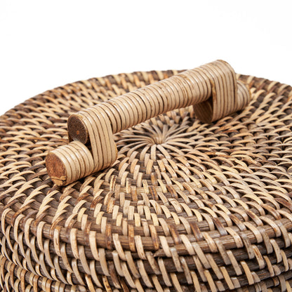 De Rattan Mand Hoog - Natuurlijk Bruin Bazar Bizar