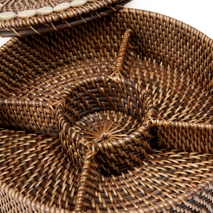 De Rattan Vakkenmand Natuurlijk Bruin Bazar Bizar