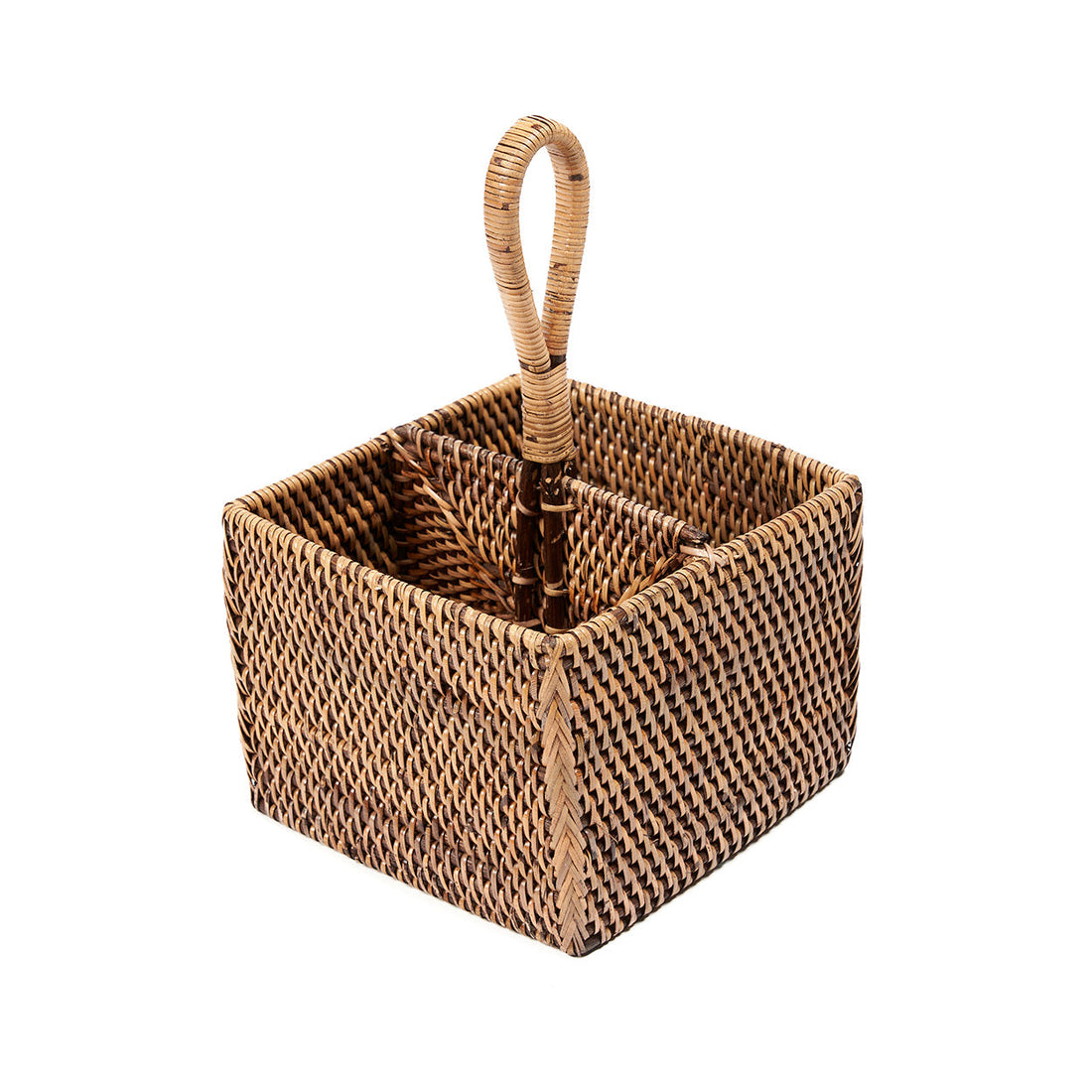 De Rattan Bestekhouder N°2 Natuurlijk Bruin
