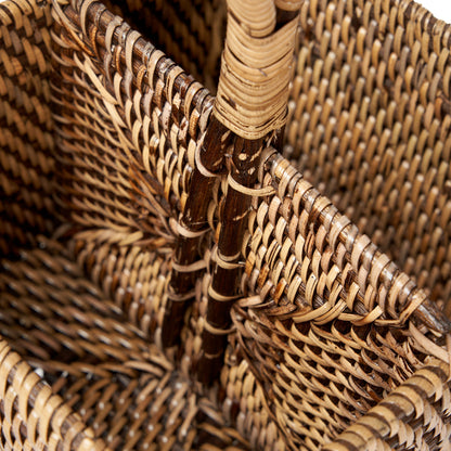 De Rattan Bestekhouder N°2 Natuurlijk Bruin