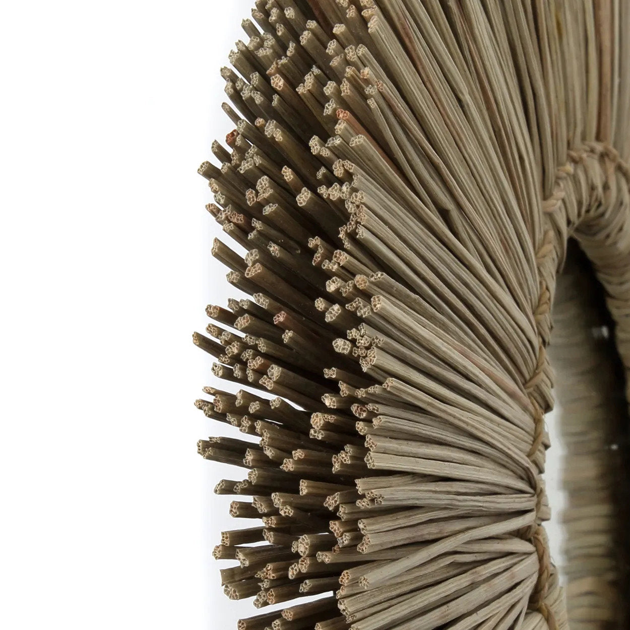 De Alang Alang Spiegel - Naturel - M 45x45cm