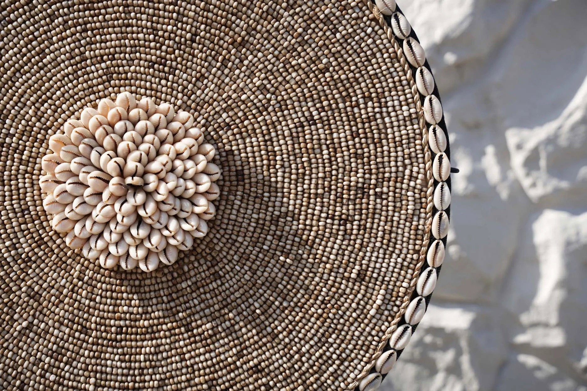 De Shell Guadeloupe op Stand - Naturel Wit