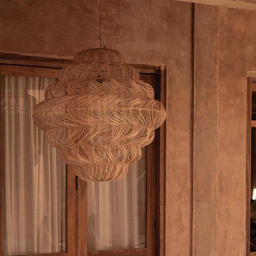De Aurora Puff Hanglamp - Natuurlijk - XL Bazar Bizar
