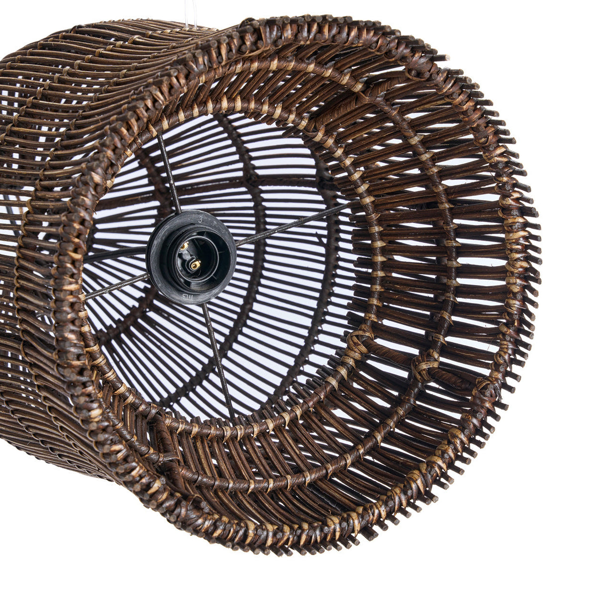 De Woven Bell Hanglamp Donker Walnoot S Bazar Bizar