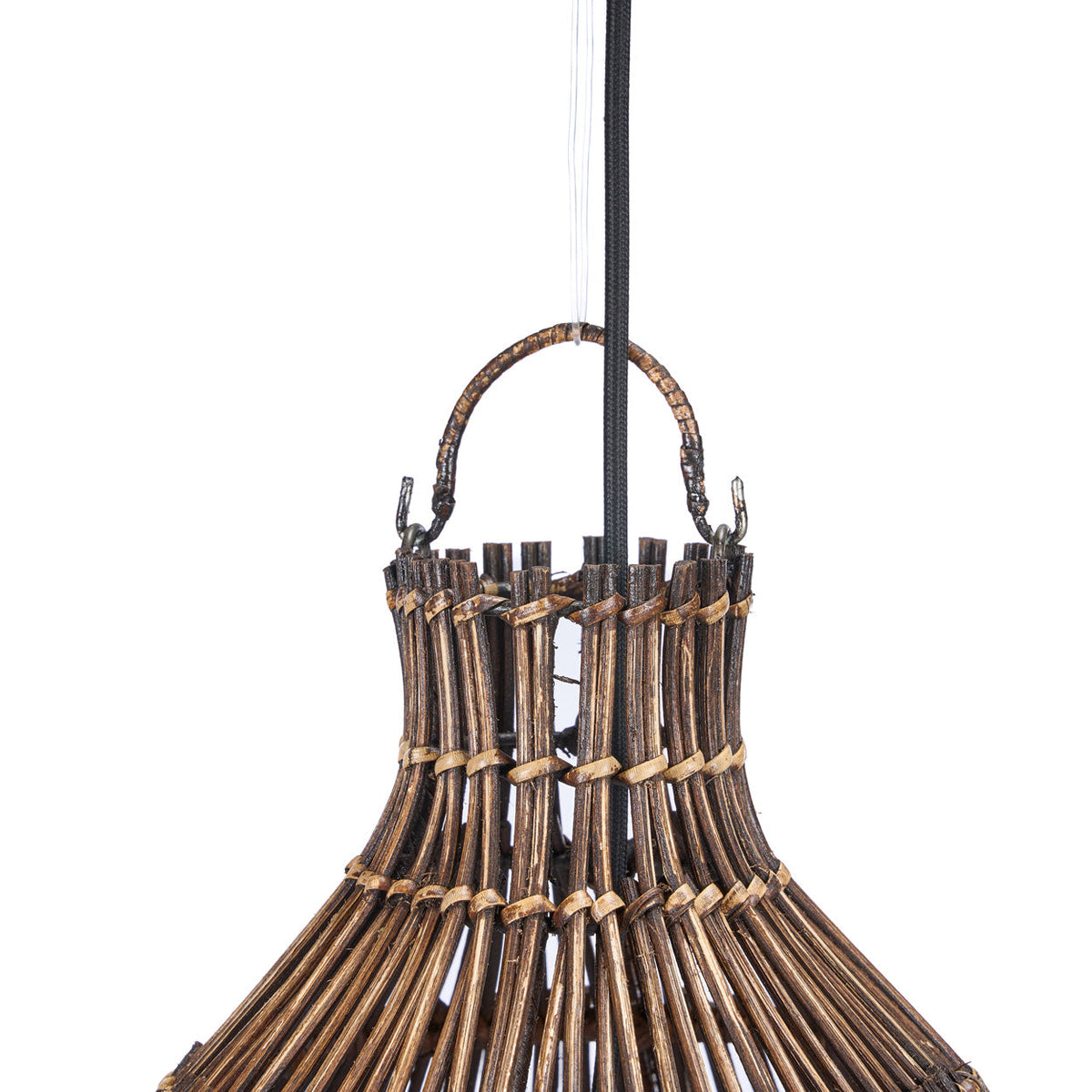 De Woven Bell Hanglamp Donker Walnoot S Bazar Bizar