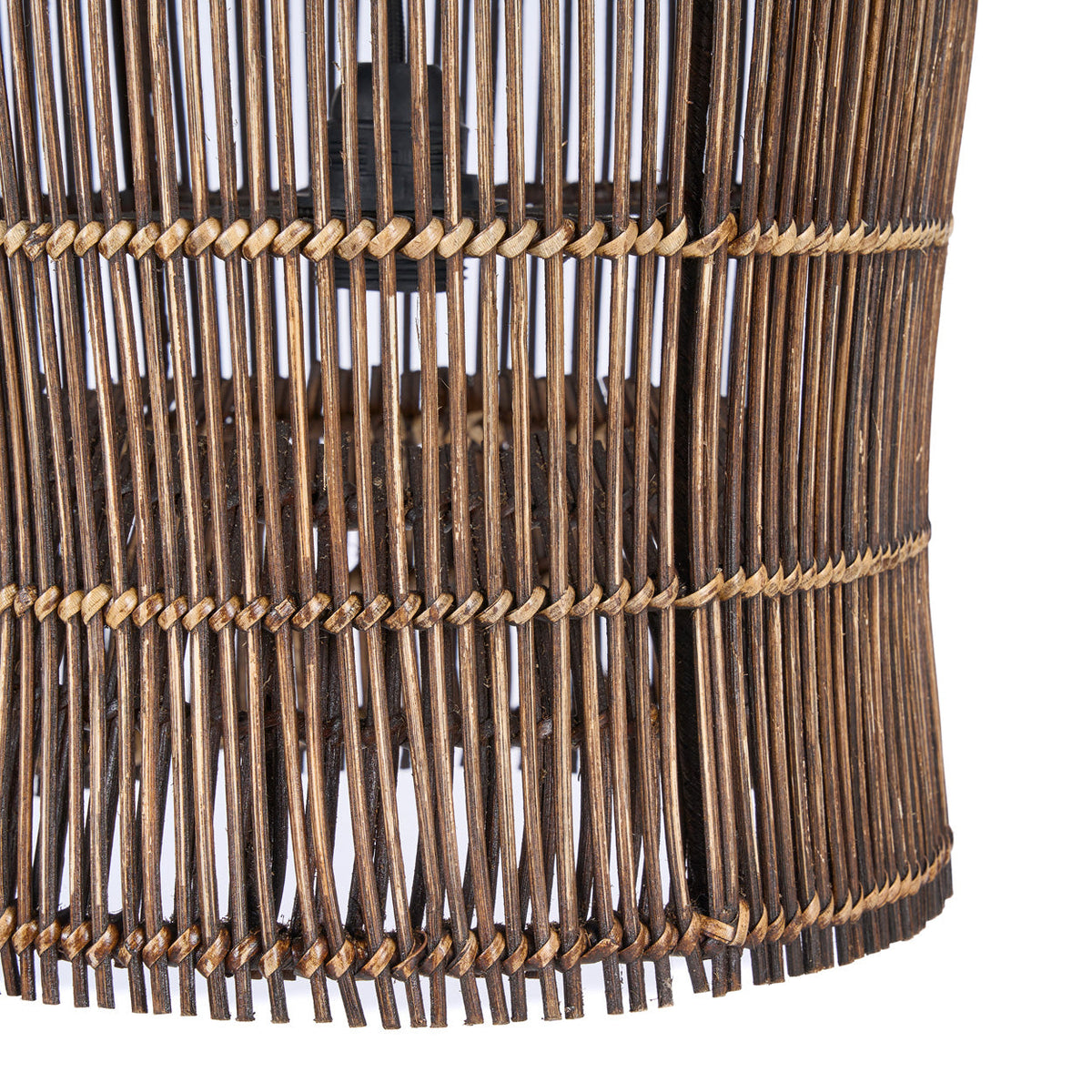 De Woven Bell Hanglamp Donker Walnoot S Bazar Bizar