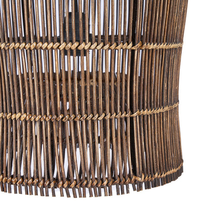 De Woven Bell Hanglamp Donker Walnoot S Bazar Bizar